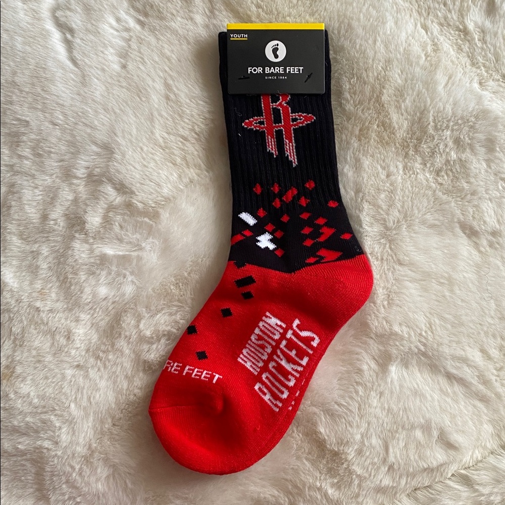 Youth Houston Rockets Socks